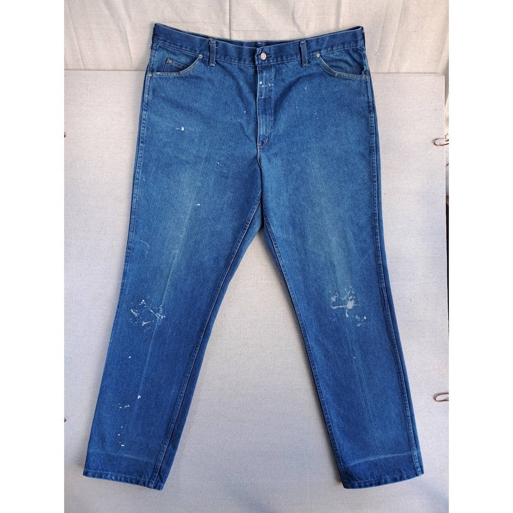 Vintage Big Mac Jeans Mens 42x34 Tall Blue Medium Wash JcPenney Made USA W42"